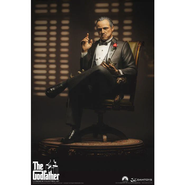 THE GODFATHER VITO ANDOLINI CORLEONE 1/3 SCALE STATUE BY DAMTOYS - Image 4