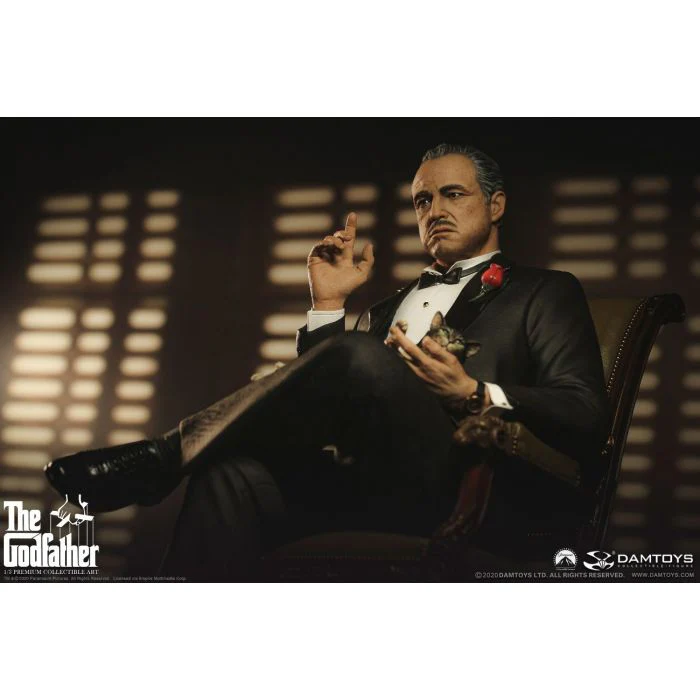THE GODFATHER VITO ANDOLINI CORLEONE 1/3 SCALE STATUE BY DAMTOYS - Image 5