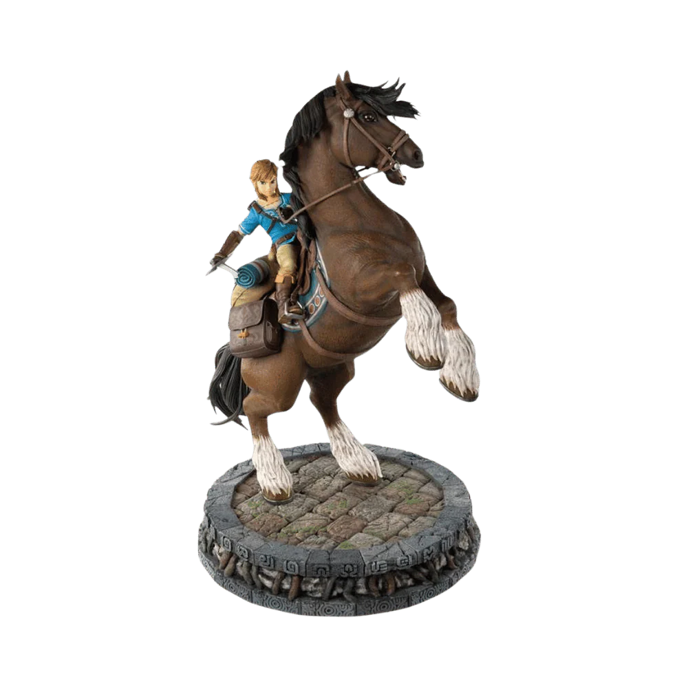 THE LEGEND OF ZELDA: BREATH OF THE WILD - LINK ON HORSEBACK (STANDARD) STATUE BY FIRST 4 FIGURES