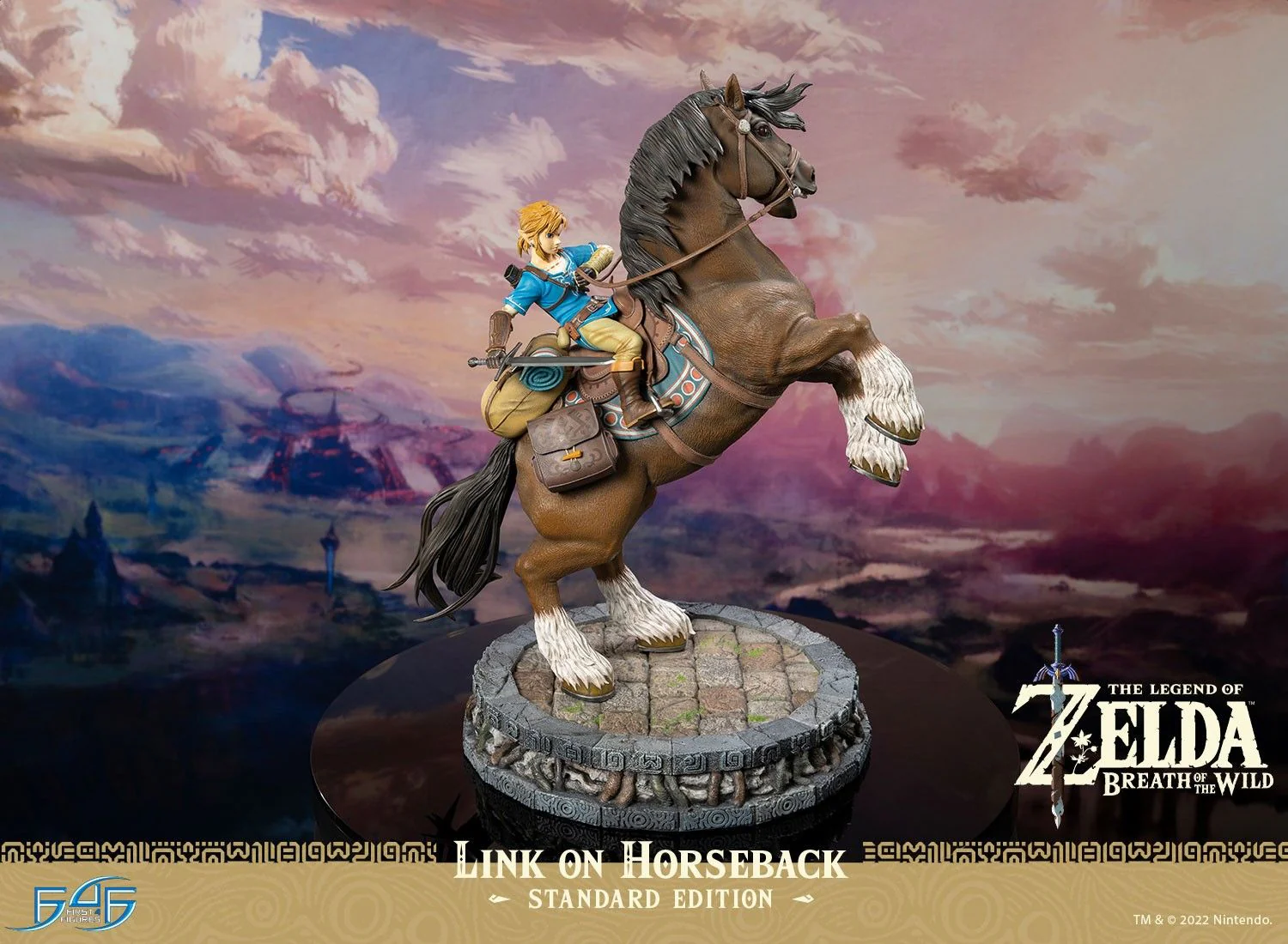 THE LEGEND OF ZELDA: BREATH OF THE WILD - LINK ON HORSEBACK (STANDARD) STATUE BY FIRST 4 FIGURES - Image 3