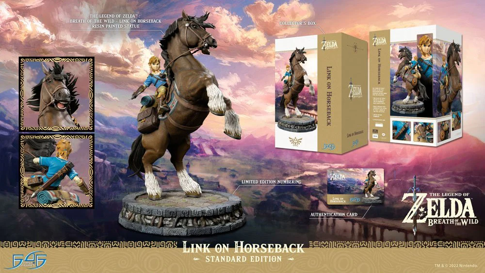 THE LEGEND OF ZELDA: BREATH OF THE WILD - LINK ON HORSEBACK (STANDARD) STATUE BY FIRST 4 FIGURES - Image 4