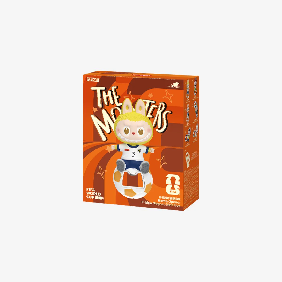 THE MONSTERS × FIFA SERIES Bottle Opener Fridge Magnet Blind Box | Case: 6 By Pop Mart - Image 6