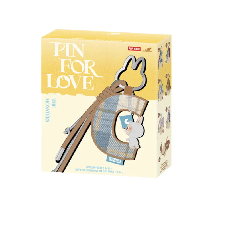 The Monsters Pin For Love Series- Letter Pendant Blind Box (A-M) - Image 3