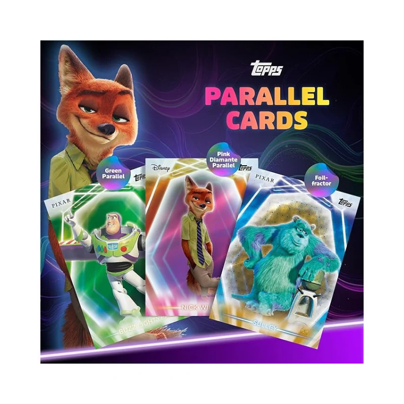 Topps Disney Neon Value 2026 (1 Sealed Box) - Image 5