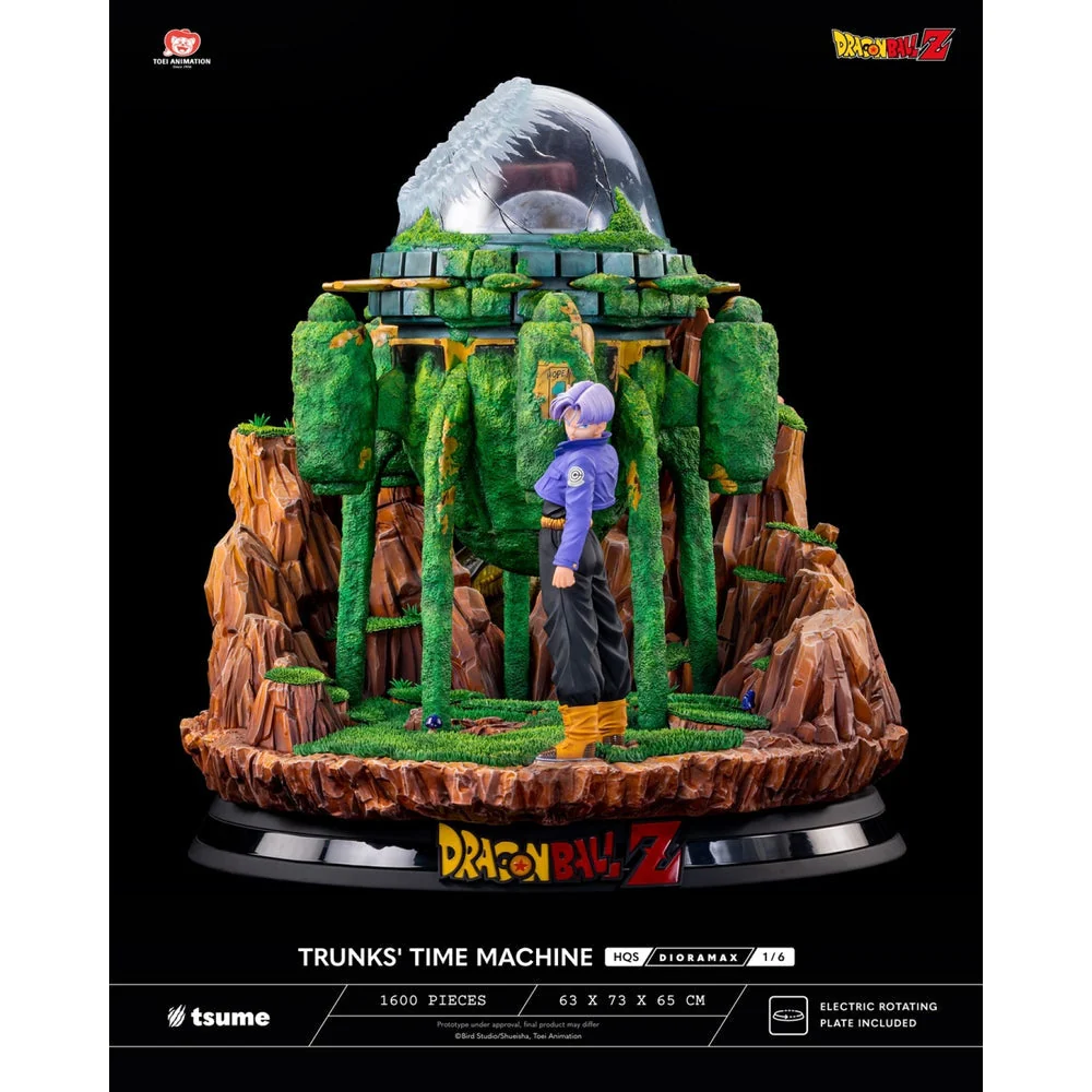 Dragon Ball Z Trunks Time Machine 1/6 Scale HQS Dioramax Statue by Tsume Art - Image 2