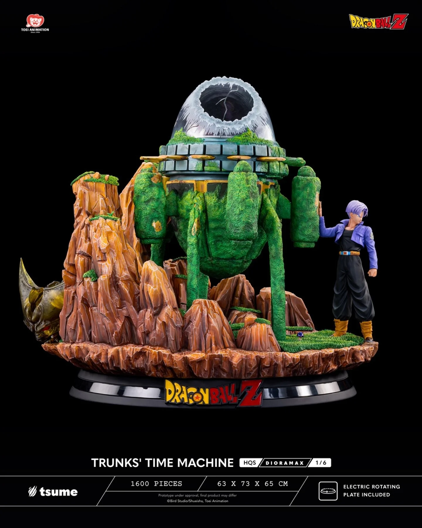 Dragon Ball Z Trunks Time Machine 1/6 Scale HQS Dioramax Statue by Tsume Art - Image 5