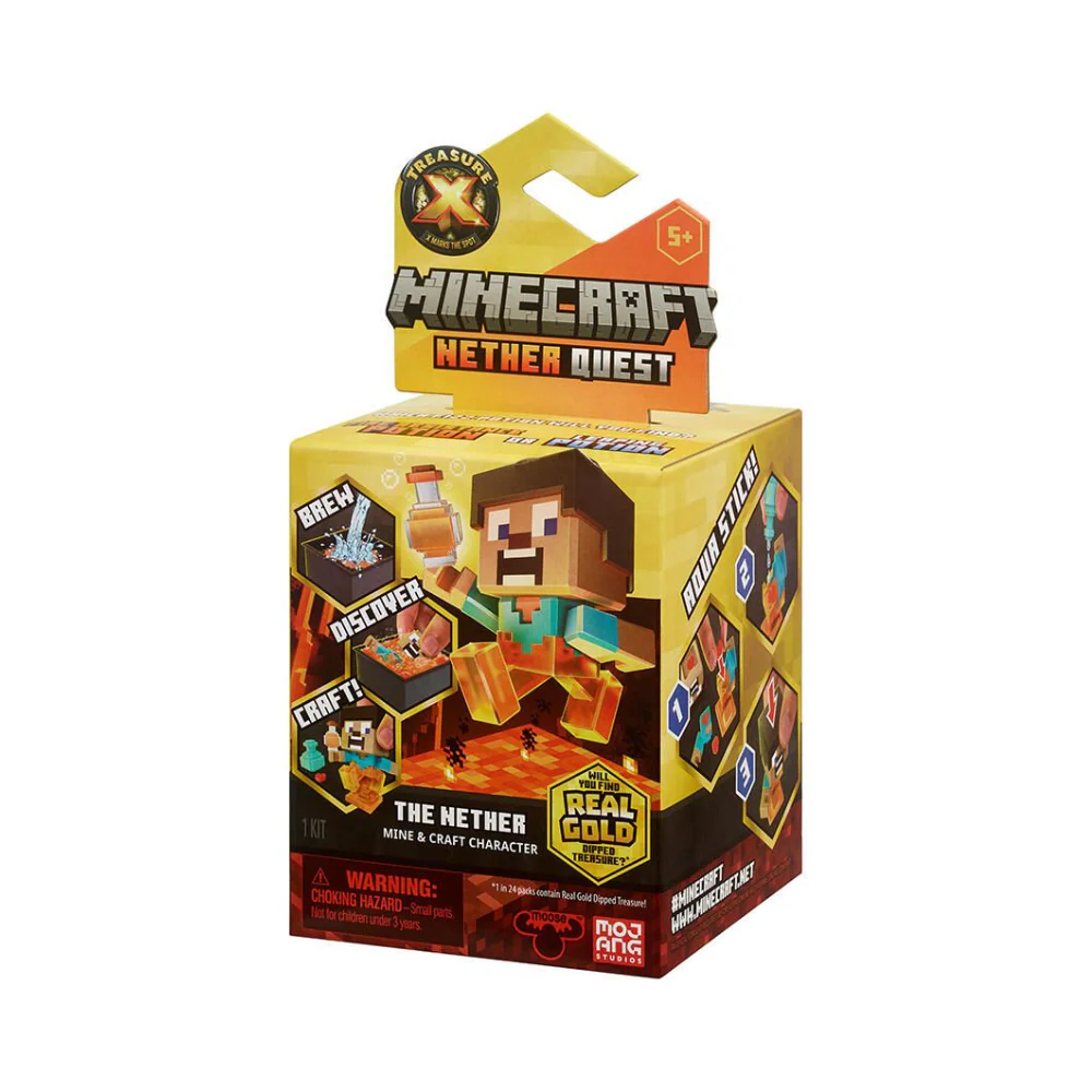 Treasure X Minecraft The Nether Mystery Pack S4 SINGLE PACK - ASSTD
