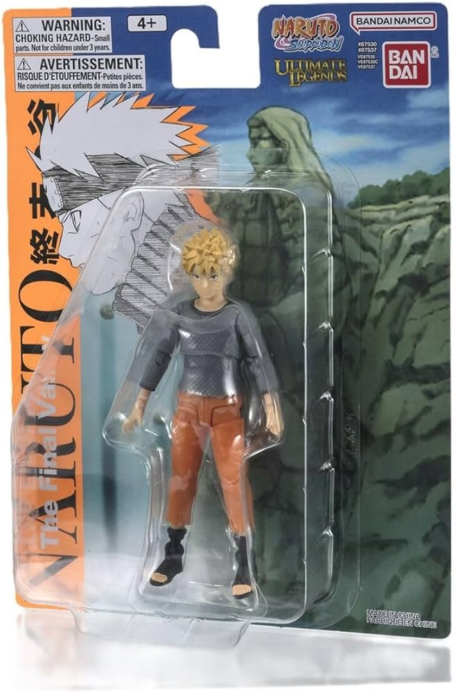 Ultimate Legend Naruto Wave Naruto Uzumaki The Final Bat Chibi Master Articulated Figures By Bandai Namco - Image 4