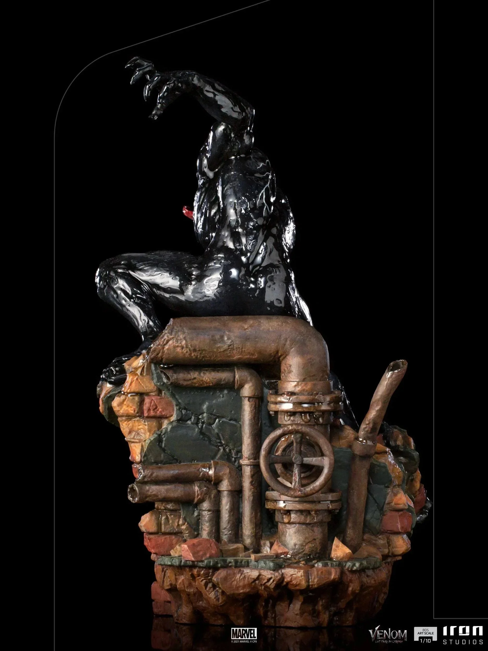 Marvel Venom : Let There Be Carnage  Venom  1/10 Scale BDS Art Scale Statue by Iron Studios - Image 5