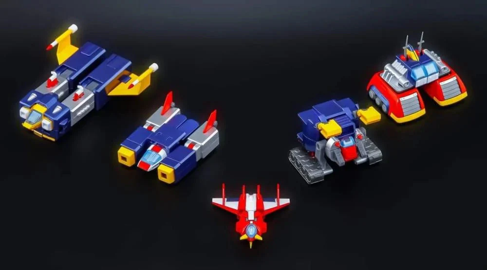 Super Electromagnetic Machine Voltes V Mini Action Series Voltes V (Full Paint Ver.) Exclusive - Image 4
