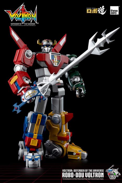 Voltron: Defender of the Universe Robo-Dou Voltron 10” Action Figure by Threezero - Image 2