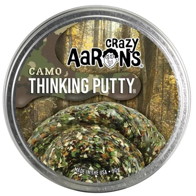 Crazy Aarons Woodland Camo Thinking Putty - Image 4