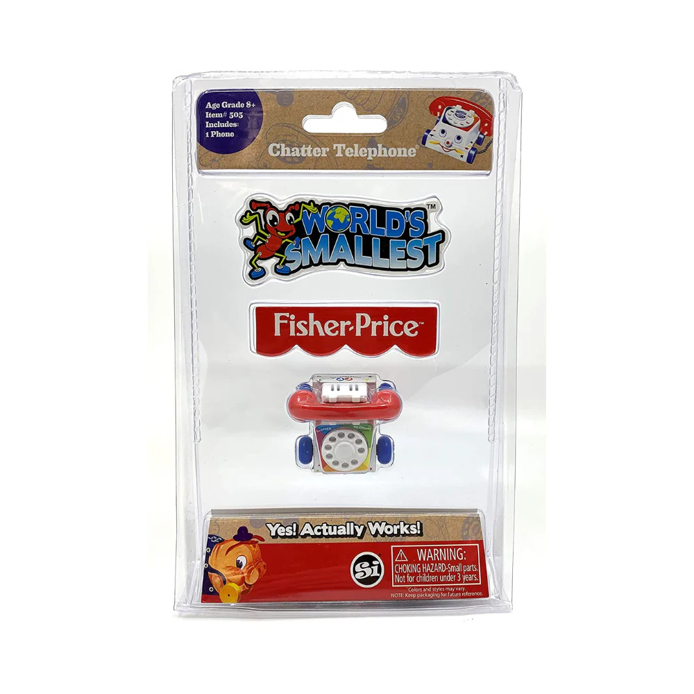 Worlds Smallest Fisher Price Classic Chatter Phone