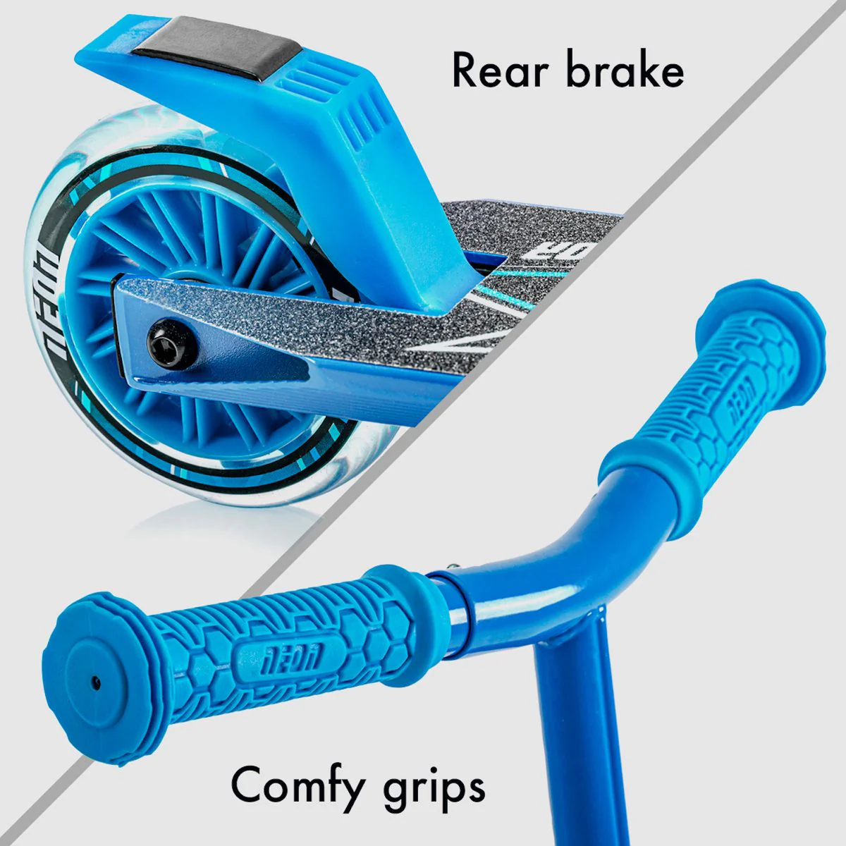 YVOLUTION Kids scooter Neon Vector - Blue - Image 3