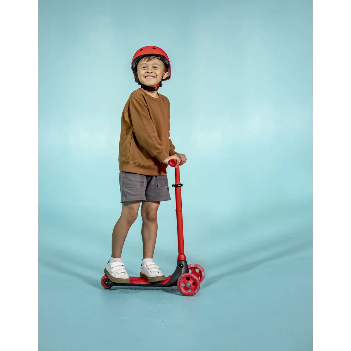 YVOLUTION Kids scooter YGlider Kiwi - Red - Image 2